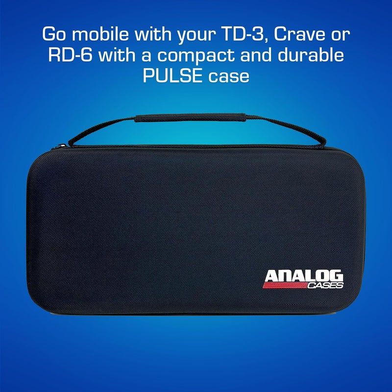 ANALOG CASES Behringer TD-3 / EDGE/CRAVE Case - Custom-Fitted Compact PULSE Hard Case for Travel - Image 2